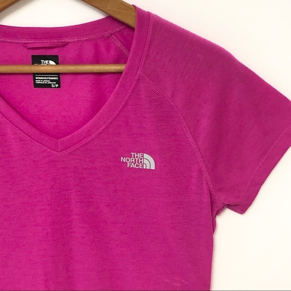 The North Face Vapor Wick V Neck Tee Sz S - Picture 4 of 11